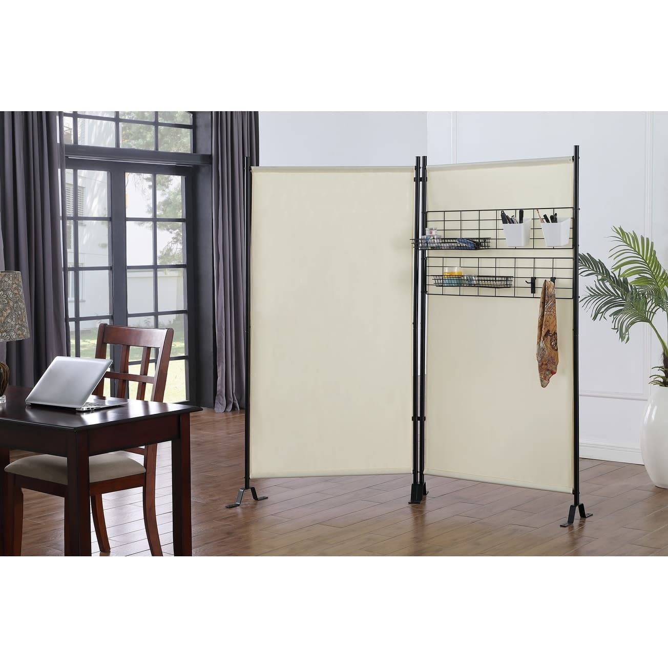 Proman Products Galaxy II Indoor/Outdoor Room Divider (2Panels, 24" w / panel)with Accessory
